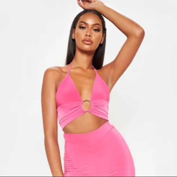 Hot Pink Plunge Ring top - Picture 3 of 4